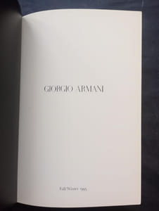 Giorgio Armani: Fall / Winter 1995