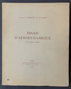 Essai d'aérodynamique du plan - Essais d’aérodynamique [4 volumes]. par Armand de Gramont, duc de Guiche par GRAMONT, Armand de - Image 8