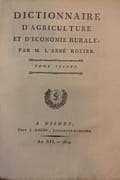 Cours complet d'agriculture, théorique, pratique, économique, et de médecine rurale et vétérinaire... ou Dictionnaire universel d'agriculture. par ROZIER (François).  - Image 10