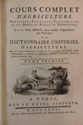 Cours complet d'agriculture, théorique, pratique, économique, et de médecine rurale et vétérinaire... ou Dictionnaire universel d'agriculture. par ROZIER (François).  - Image 2