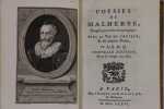 Poesies de Malherbe, rangées par ordre chronologique: Avec la vie de l'auteur (tirée des Mémoires de Racan), & de courtes notes, par A.G.M.Q. (A.-G. ...