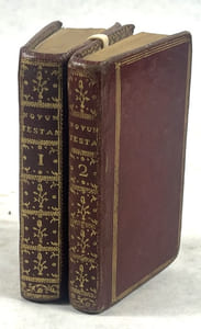 Novum Jesu-Christi Testamentum, Vulgatæ editionis, Sixti V. pont. max. jussu recognitum atque editum [2 volumes]