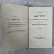 Goethe, ses précurseurs et ses contemporains : Klopstock, Lessing, Herder, Wieland, Lavater, la jeunesse de Goethe, avec un discours sur les caractères de la littérature classique en Allemagne. Cours de littérature allemande fait à la Sorbonne par BOSSERT, Adolphe - Image 2