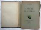 L’Art de la lecture. LEGOUVé, Ernest