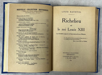 Richelieu et le roi Louis XIII, les véritables rapports du souverain et de son ministre