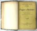 Pages choisies. Complet du portrait de Maltuti, pseudonyme de Eduard Douwes Dekker, en frontispice, gravé sur bois par Johannes Aarts.Traduction ...