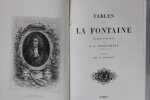Fables. Précédées d'une notice par C.-A. Sainte-Beuve. . La Fontaine, Jean de - Johannot, Tony