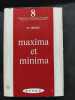 Maxima et minima - Théorie et applications économiques. Avec la Collaboration de A. Nataf. Edition originale traduite du norvégien par M. Gilliard. ...