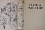 Le Coeur populaire. Poèmes... accompagnés de gravures originales de Lela PASCALI. Rictus (Jehan) - PASCALI (Léla)