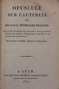 Opuscule sur Cauterets et ses eaux minérales chaudes