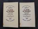 Le déclin de l’Occident - Esquisse d’une morphologie de l’histoire universelle (2 volumes). Première partie : Forme et réalité Deuxième partie : ...