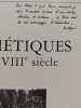 Esthétiques du XVIIIe siècle - le modèle français (avec un envoi de l’auteur). SAINT GIRONS, Baldine