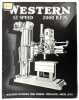 Western 12 Speed 2000 R.P.M.. Western Machine Tool Works