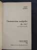 L'insurrection malgache de 1947 - Essai d'interprétation historique. TRONCHON, Jacques