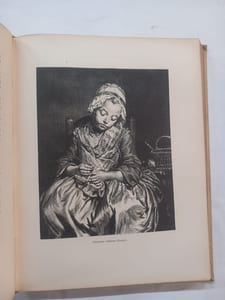 La Jeune fille au XVIIIme siècle. 200 reproductions de peintures et dessins de l'époque.