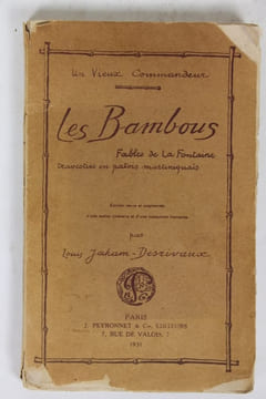 Les Bambous. Fables de La Fontaine travesties en patois martiniquais. JAHAM-DESRIVAUX, Louis (Un vieux commandeur) - Jean de LA FONTAINE