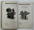 Extrait de catalogue. Machines-outils. J. E. REINECKER A. G.