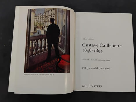 Gustave Caillebotte 1848-1894. A Loan Exhibition in Aid of The hertford British Hospital in Paris, 15 June-16 July, 1966. Sutton, Denys