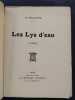Les Lys d'eau (avec un envoi de Henriette Willette). Composition originale d’Andrée Saint-Ys. WILLETTE, Henriette [1886-1976]