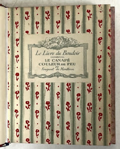 Le Canapé couleur de feu : histoire galante... suivie de La belle sans chemise, ou Eve ressuscitée. Introduction par Guillaume Appollinaire