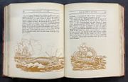 Rabelais, 1494 (?)-1553. Sa vie et son oeuvre. Édition en vieux français et adaptation en français moderne par Raoul Mortier. Illustrations de Marcel Jeanjean [5 volumes] par RABELAIS, François - Image 11