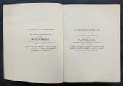 Rabelais, 1494 (?)-1553. Sa vie et son oeuvre. Édition en vieux français et adaptation en français moderne par Raoul Mortier. Illustrations de Marcel Jeanjean [5 volumes] par RABELAIS, François - Image 12