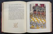 Rabelais, 1494 (?)-1553. Sa vie et son oeuvre. Édition en vieux français et adaptation en français moderne par Raoul Mortier. Illustrations de Marcel Jeanjean [5 volumes] par RABELAIS, François - Image 13