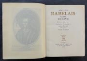Rabelais, 1494 (?)-1553. Sa vie et son oeuvre. Édition en vieux français et adaptation en français moderne par Raoul Mortier. Illustrations de Marcel Jeanjean [5 volumes] par RABELAIS, François - Image 2