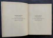 Rabelais, 1494 (?)-1553. Sa vie et son oeuvre. Édition en vieux français et adaptation en français moderne par Raoul Mortier. Illustrations de Marcel Jeanjean [5 volumes] par RABELAIS, François - Image 5