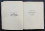 Rabelais, 1494 (?)-1553. Sa vie et son oeuvre. Édition en vieux français et adaptation en français moderne par Raoul Mortier. Illustrations de Marcel Jeanjean [5 volumes] par RABELAIS, François - Image 9