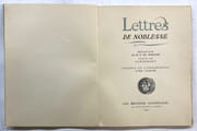 Lettres de noblesse. Préface du Dr de Pomiane. Texte de Curnonski; Croquis et lithographies d’Edy Legrand par CURNONSKI - Image 2