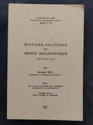 Histoire politique du monde hellénistique - 323-30 av. J.-C Tome 1 par Édouard Will