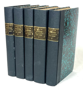 Les anciennes maisons de Paris sous Napoléon III, par l'historiographe Lefeuve... [5 volumes]. édition internationale