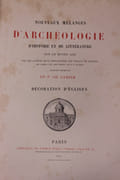 Nouveaux mélanges d'archéologie, d'histoire et de littérature sur le moyen age. Décorations d’églises. par CAHIER Ch. (publ.) - Image 1