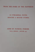 From the Dome of the Pantheon.  140 notes around a round Utopia .  par  Anne et Patrick POIRIER - Image 1