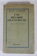 Une mélodie silencieuse. Avec un dessin inédit de Chagall par SCHWOB (René) - Image 1