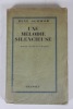 Une mélodie silencieuse. Avec un dessin inédit de Chagall. SCHWOB (René)