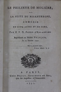 [Comédies] Le Convalescent de qualite, ou l’aristocrate [à la suite] Le Philinte de Molière, ou la suite du Misanthrope.[à la suite]  L'intrigue épistolaire.[à la suite] Les précepteurs.