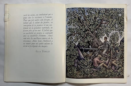 Les Maquis de France, peintures de Jean Amblard, mairie de Saint-Denis. Textes de Auguste Gillot, Paul Éluard, Elsa Triolet, Jacques Gaucheron