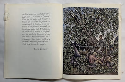 Les Maquis de France, peintures de Jean Amblard, mairie de Saint-Denis. Textes de Auguste Gillot, Paul Éluard, Elsa Triolet, Jacques Gaucheron