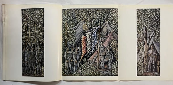 Les Maquis de France, peintures de Jean Amblard, mairie de Saint-Denis. Textes de Auguste Gillot, Paul Éluard, Elsa Triolet, Jacques Gaucheron