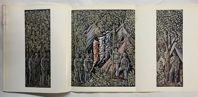 Les Maquis de France, peintures de Jean Amblard, mairie de Saint-Denis. Textes de Auguste Gillot, Paul Éluard, Elsa Triolet, Jacques Gaucheron