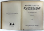 Die Weiberherrschaft in der Geschichte der Menschheit [2 volumes] par FUCHS, Eduard ; KIND, Alfred - Image 3
