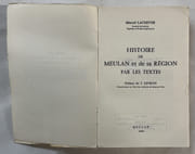 Histoire de Meulan et de sa région par les textes. Préface de J. Levron... par LACHIVER, Marcel - Image 2