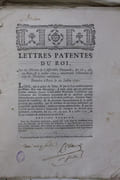 Ensemble : 61 lettres patentes, lois, décrets et proclamations par Révolution] Assemblée & Convention nationale. - Image 2