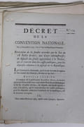 Ensemble : 61 lettres patentes, lois, décrets et proclamations par Révolution] Assemblée & Convention nationale. - Image 3