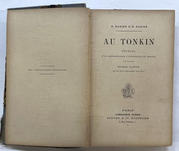 Au Tonkin : journal d'un sous-officier d'infanterie de marine...