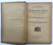 Dictionnaire musical des locutions étrangères (italiennes, allemandes, etc). Nouvelle édition revue et complétée.. par ROUGNON, Paul - Image 2