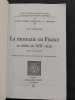 La Monnaie en France au D&eacute;but du XIXe Siecle. THUILLIER, Guy