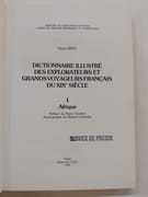 Dictionnaire illustré des explorateurs et grands voyageurs français du XIXe siècle, Tome I : Afrique par BROC, Numa; Robert Cornevin (Préface), Pierre George (Préface) - Image 2